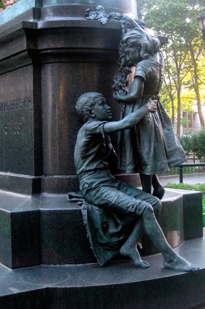 Monument of Henry Ward Beecher (Памятник Генри Варду Бичеру), 1891