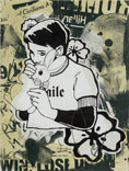 Bunny boy (Мальчик-зайчик), 2008 graffiti/граффити