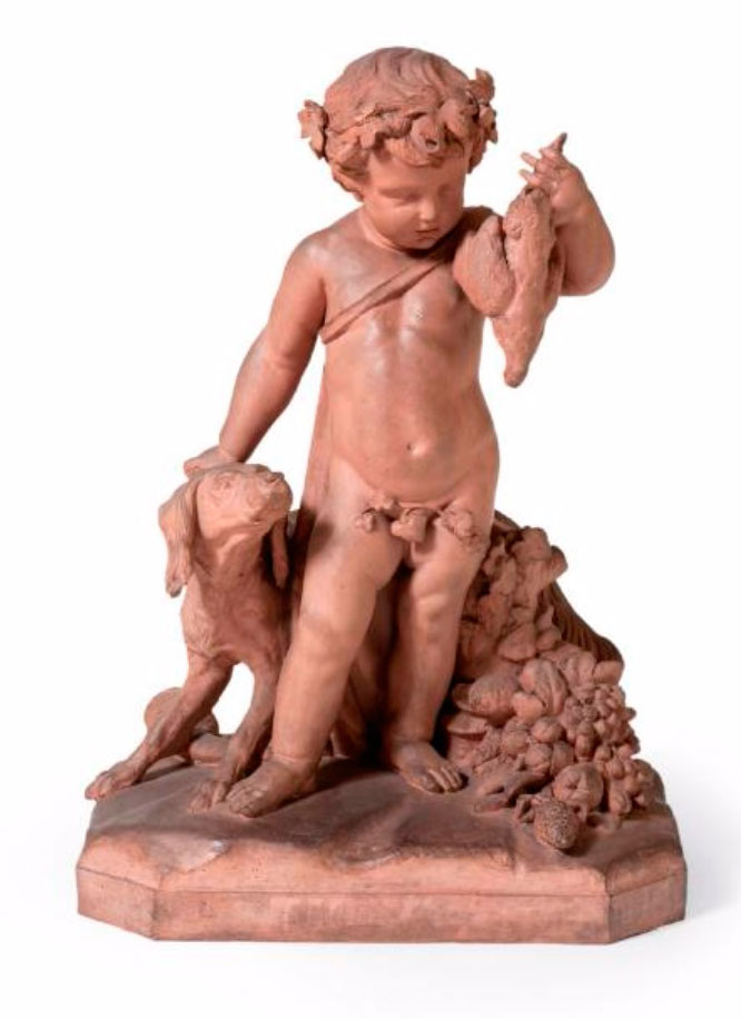 Putto a la chasse (Охотящийся путто), 1884