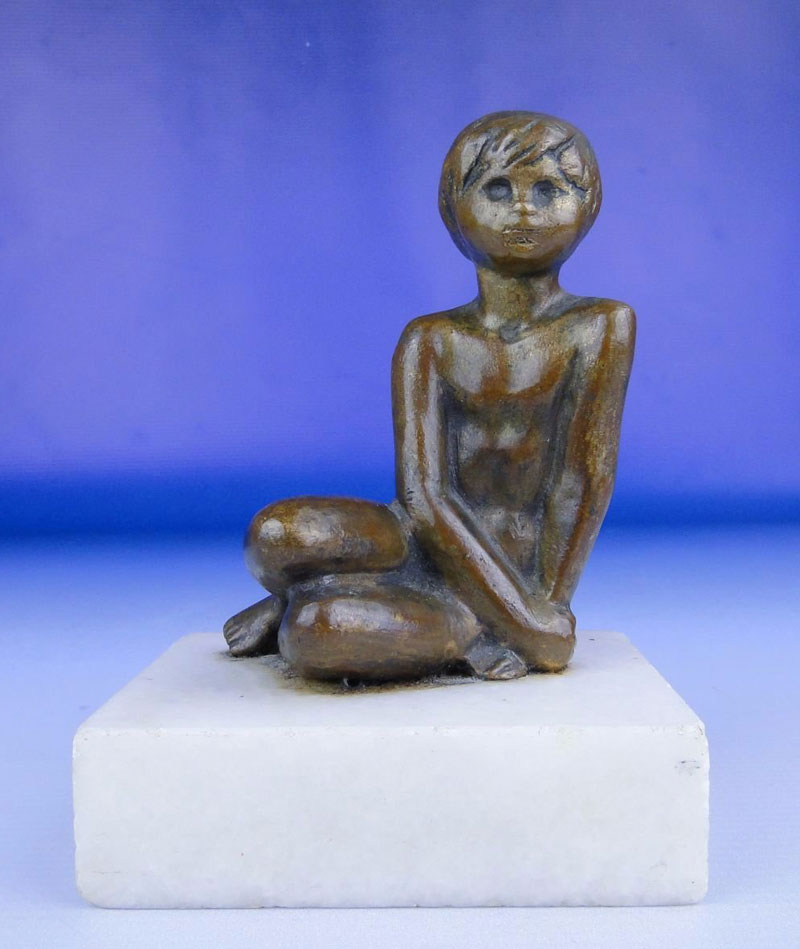 Untitled / Nude boy sitting (Без названия / Сидящий голый мальчик), c.1926