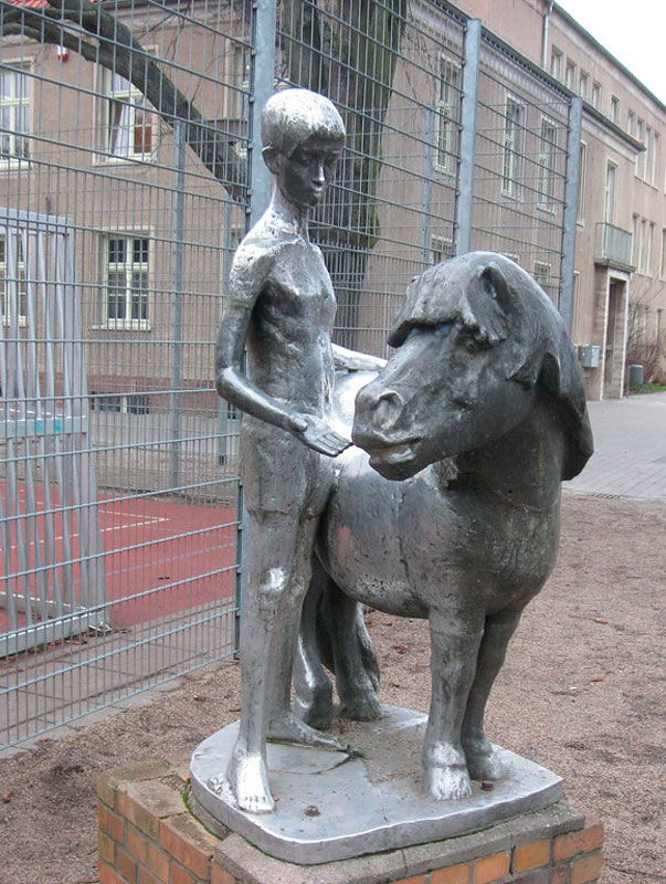 Junge mit Pony (Мальчик с пони), 1956