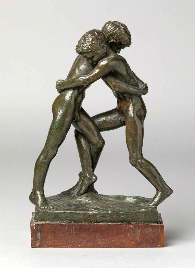 Boys Wrestling (Борющиеся мальчики), c.1950