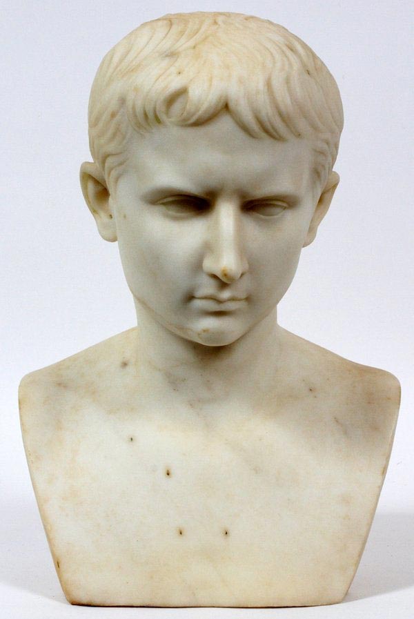 Bust of the young Augustus Caesar (Бюст юного Августа Цезаря), 1875–1899