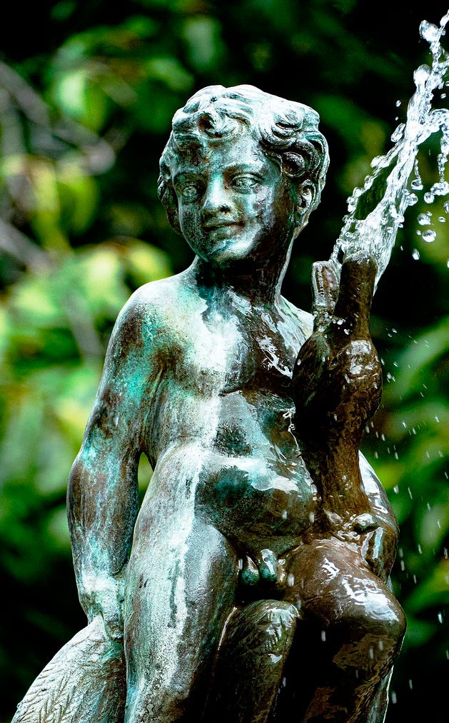 Boy on a swan (Мальчик на лебеде), Butler-Perozzi Fountain, 1915