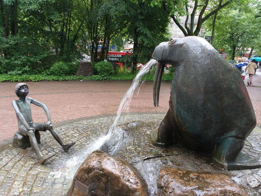 Walrossbrunnen (Моржовый фонтан), 1991