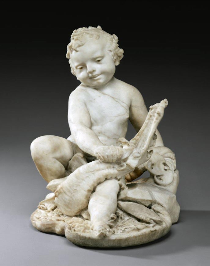 Putto with a Dragon (Путто с драконом), c.1617