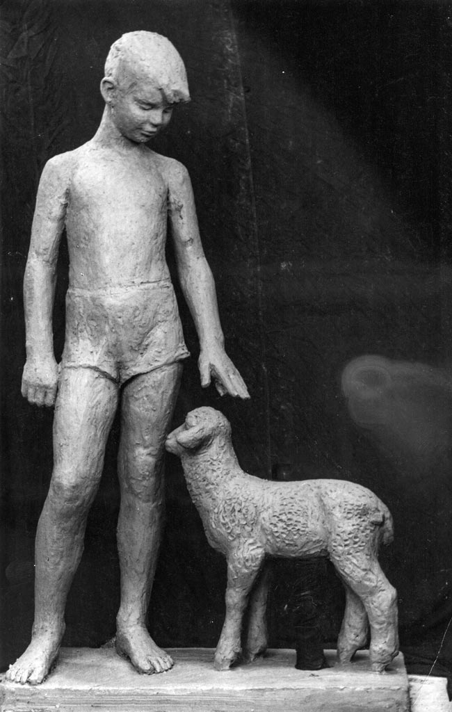 Мальчик с ягненком (Boy with lamb), конец 1970-х