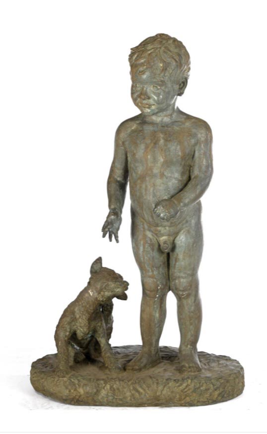 Young boy and dog (Мальчик и собака), 1940