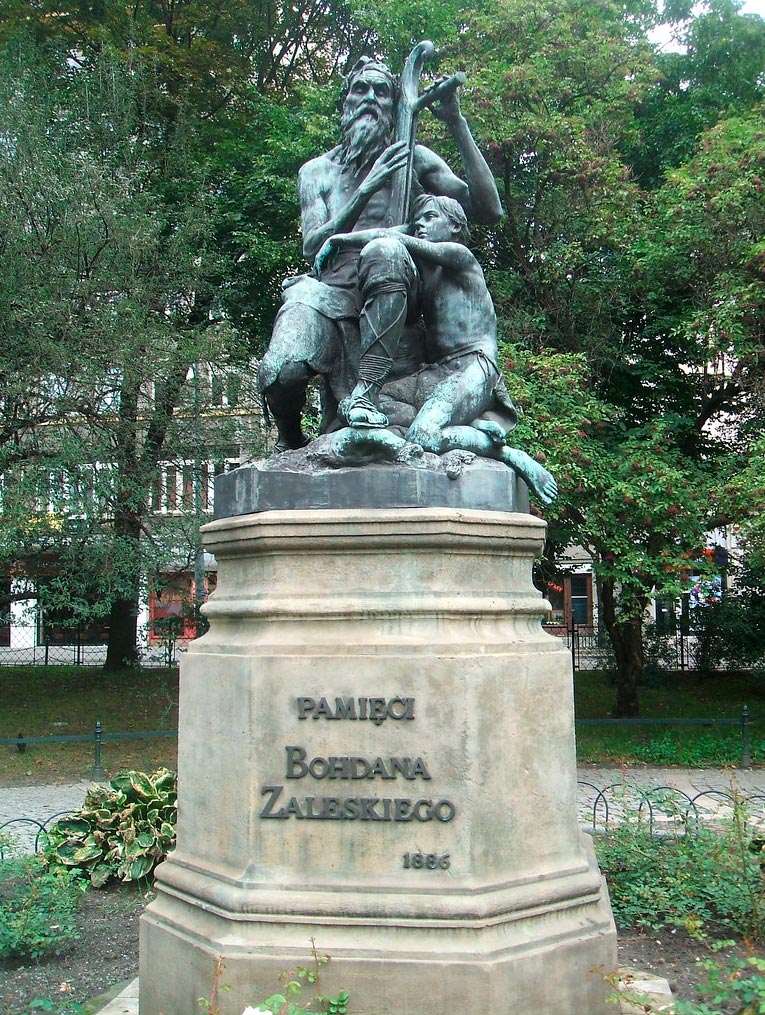 Pomnik Bojana / Monument to Jоzef Bohdan Zaleski (Памятник Бояну / Монумент Юзефа Богдана Залезкого), 1886