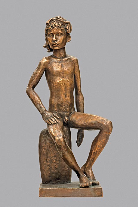 Мальчик на камне (Boy on the stone), 1983