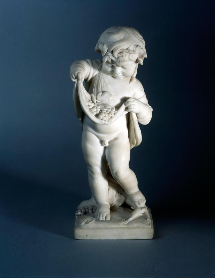 Un enfant portant du raisin dans sa chemise (Ребенок, несущий виноград в рубашке), c.1769