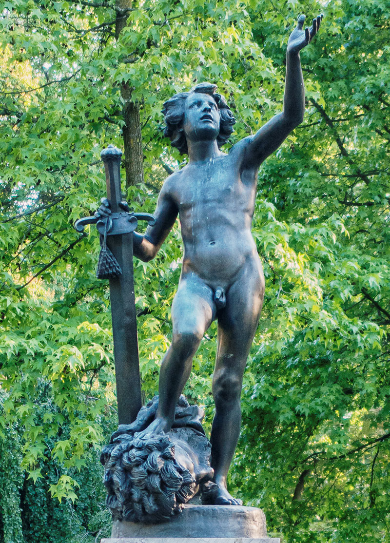 David vainqueur de Goliath (Давид победитель Голиафа), 1834