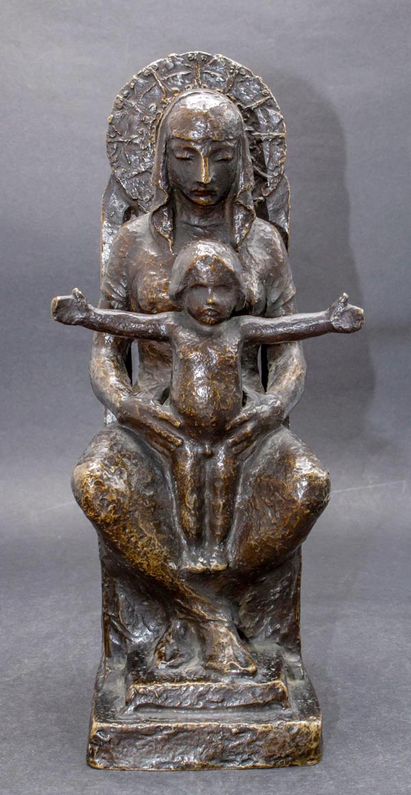 Thronende Madonna mit Kind (Мадонна с младенцем на троне)