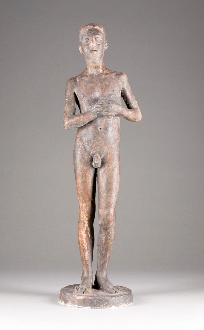 Stehender Knabenakt (Стоящий голый мальчик) 