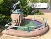 Froschbrunnen (Лягушачий фонтан), restored/восстановлен 2018