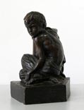 Беспризорник у столба (A homeless boy at a pole), 1927
