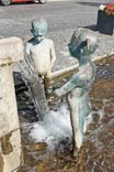Mühlsteinbrunnen (Фонтан мельничного камня), restored/восстановлен 2016