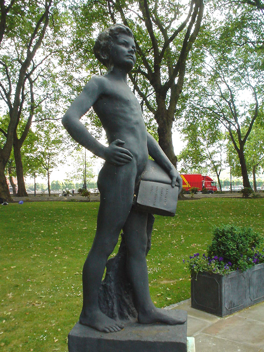 Charles Lamb Memorial (Мемориал Чарльза Лэмба), 1928 detail