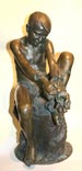 Knabe mit Tintenfisch (Мальчик с кальмаром), 1885 
