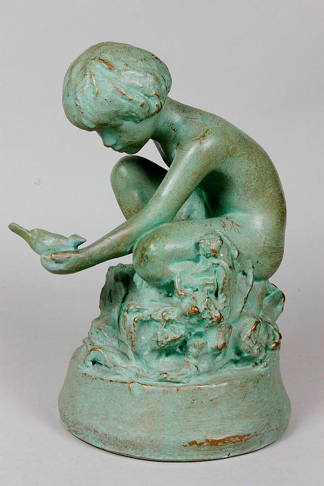 Boy and bird (Мальчик и птичка), 1926