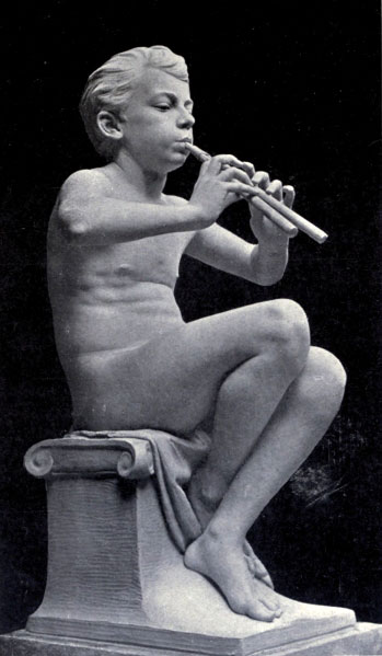 Boy Playing the Aulos (Мальчик, играющий на аулосе), 1910