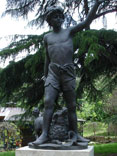 L'audace Righetto, 1851 bronze,  parco del Gianicolo, Rome, Italy