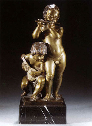 Two musical putti (Два музицирующих Путти), 1900