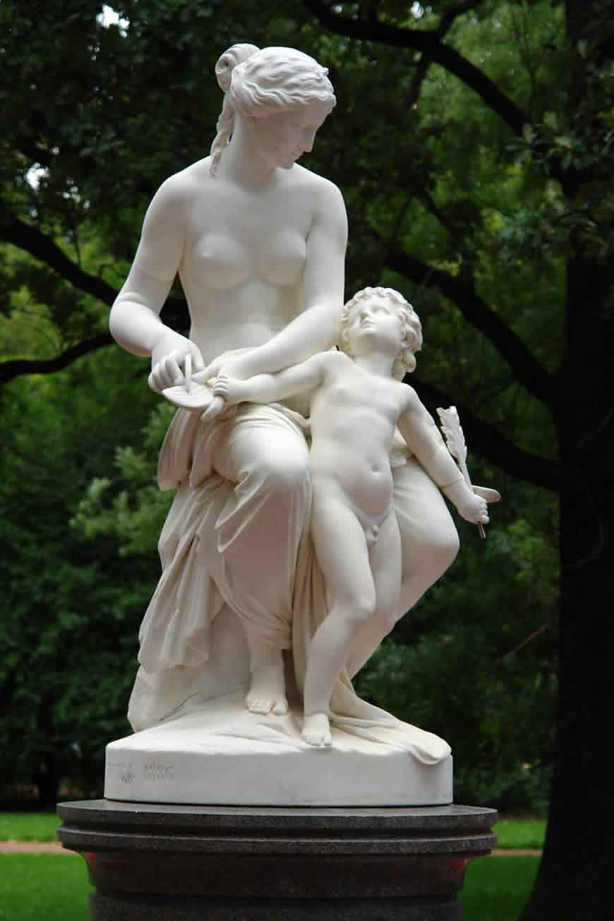 Venus, Amor die Flügel beschneidend (Венера, обрезающая крылья Амуру), 1886 