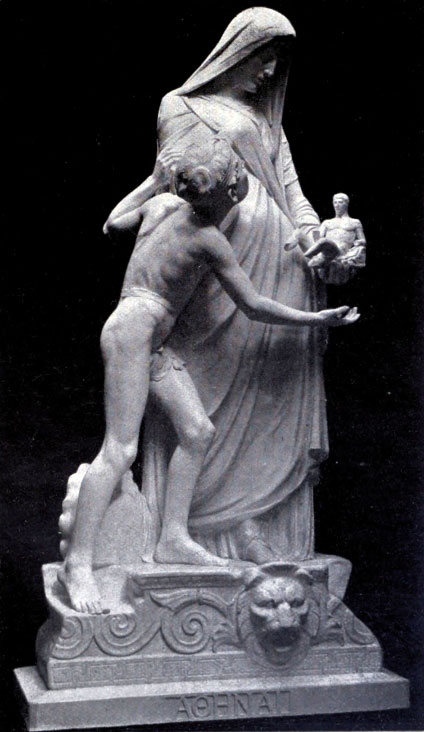 Allians, an Allegory of sculpture (Альянс, скульптура-аллегория), 1911