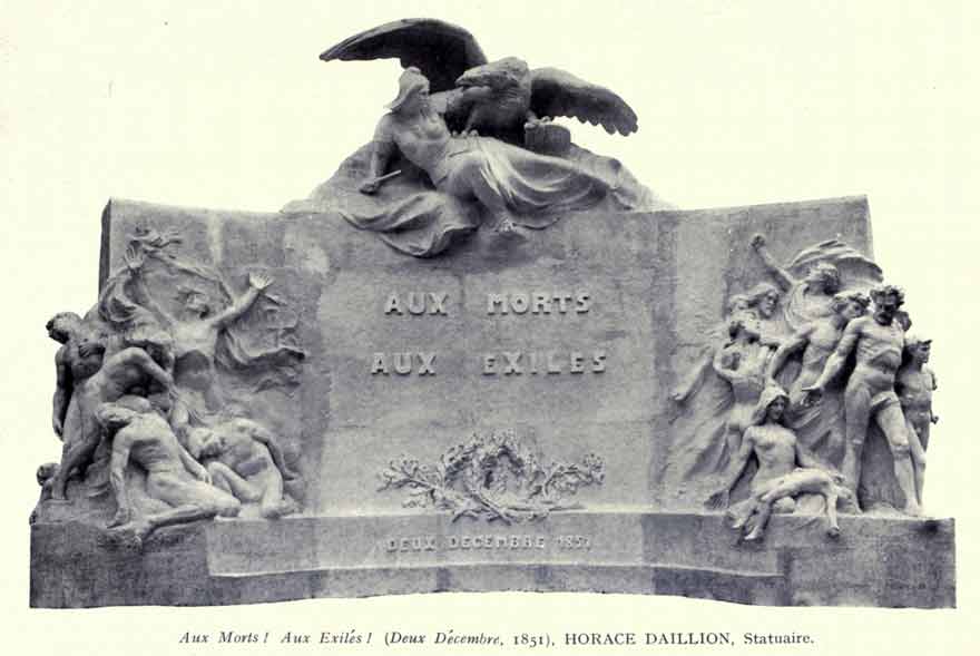 Aux Morts! Aux Exiles! Deux Decembre, 1851 (Смерть! Изгнание!2-е декабря 1851г.), 1912