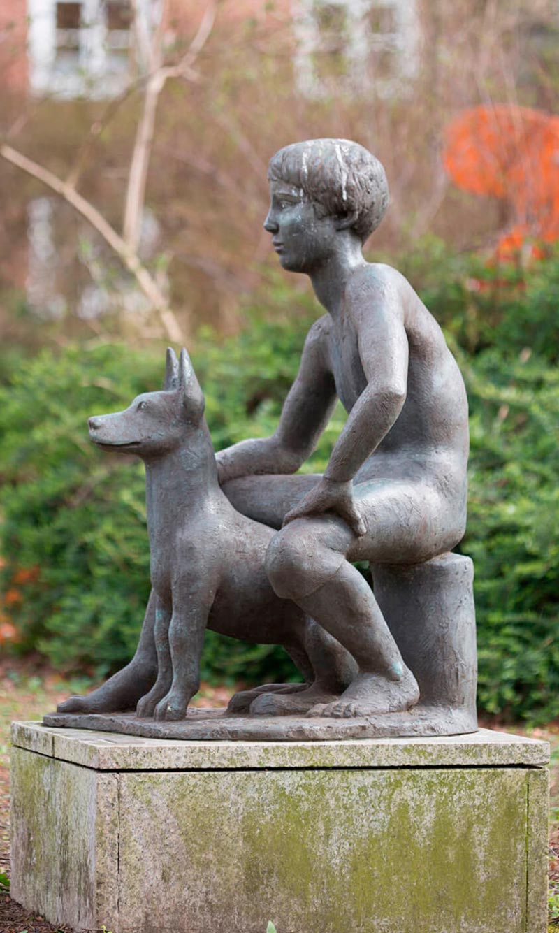 Junge mit Hund (Мальчик с собакой), 1979