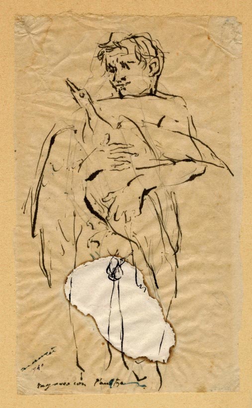 Ragazzo con l'anatra (Мальчик с уткой), 1940