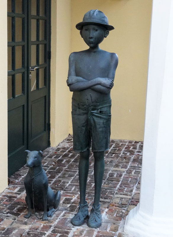 Boy with dog (Мальчик с собакой), 1973