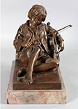 Idle Fiddler aka Jeune violoniste endormi (Праздный скрипач или Спящий маленький скрипач), c.1880