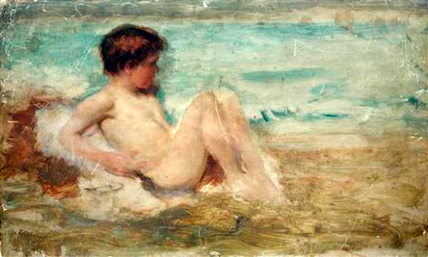 Boy on the seashore (Мальчик на берегу моря)