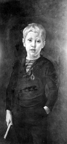 Portrait de Léon Bayer enfant (Портрет Леона Байера в детстве), c.1890