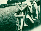 Выбираясь из воды